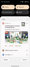 Quick toggles - Google Pixel 7 Pro review