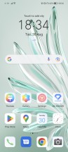 Home screen, recent apps, notification shade, general settings - Honor 70 review
