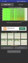 CPU throttle test: 60 min - Honor 70 review