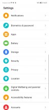 Home screen, notification shade, settings menu - Honor Magic4 Lite review