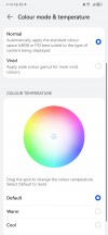 Color settings - Huawei Mate 50 Pro review