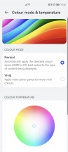 Color settings - Huawei nova 10 Pro review
