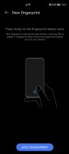 Fingerprint options - Huawei nova 10 Pro review
