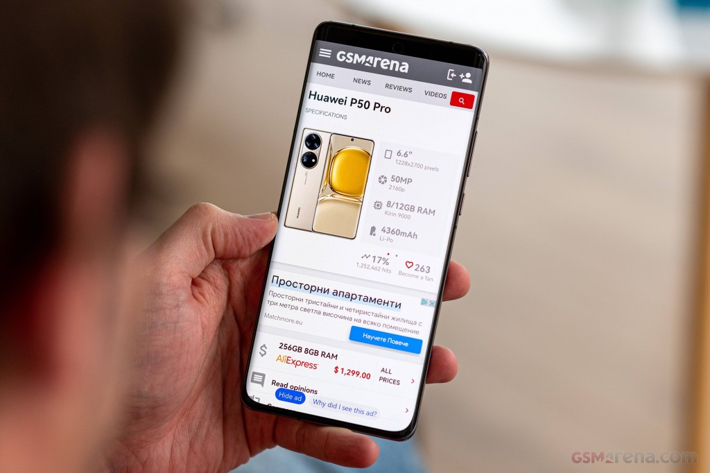 Huawei P50 Pro pictures, official photos