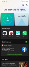 Home screen and folders - Infinix Zero 5G review