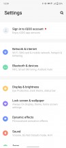 Settings menu - iQOO 9 Pro review
