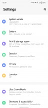 Settings menu - iQOO 9 Pro review