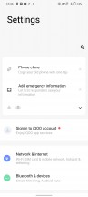 Settings menu - iQOO Neo 6 review