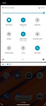Home screen, app drawer, recent apps, notification shade - Motorola Moto G51 5G review