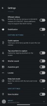 Additional camera settings - Motorola Moto G82 review