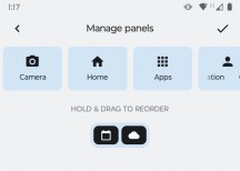 Managing panels on the Quick view display - Motorola Razr 2022 review