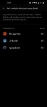 Dark mode settings - OnePlus 10 Pro long-term review