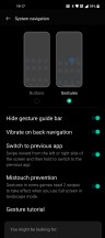 Gesture navigation settings - OnePlus 10 Pro long-term review