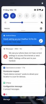 Notification Shade - Oneplus 10 Pro review