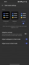 Dark Mode and its different levels - Oneplus 10 Pro review
