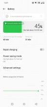 Battery settings - OnePlus 10R hands-on review