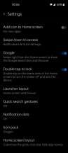 Home screen (with Google Discover), app drawer, Settings - OnePlus Nord 2 long-term review
