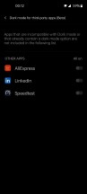 Dark mode settings - OnePlus Nord 2 long-term review