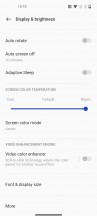Display settings - OnePlus Nord CE 2 5G hands-on review