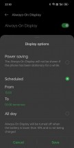 Always-on Display settings - Oppo Find N long-term review
