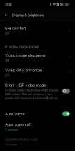 Display settings - Oppo Find N long-term review