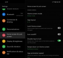 Home screen and its settings - Oppo Find N long-term review