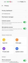 Privacy dashboard and other privacy features - Oppo Find X5 review