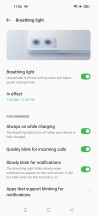 Breathing light settings - Oppo Reno7 Lite 5G review