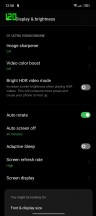 Color modes and display settings - Oppo Reno8 Pro review