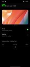 Color modes and display settings - Oppo Reno8 Pro review