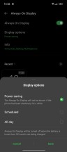 Always-on display settings - Oppo Reno8 Pro review