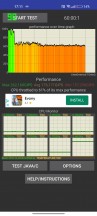 CPU throttle test: 60 min - Oppo Reno8 review