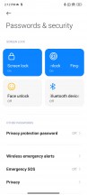 Passwords and security - Poco F4 GT review