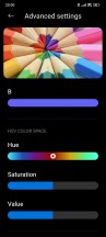 Color scheme settings - Poco F4 Long Term review