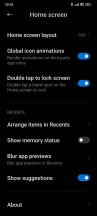 Launcher and its settings - Poco F4 Long Term review