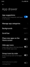 Launcher and its settings - Poco F4 Long Term review