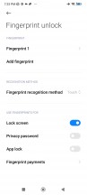 Fingerprint settings - Poco F4 review