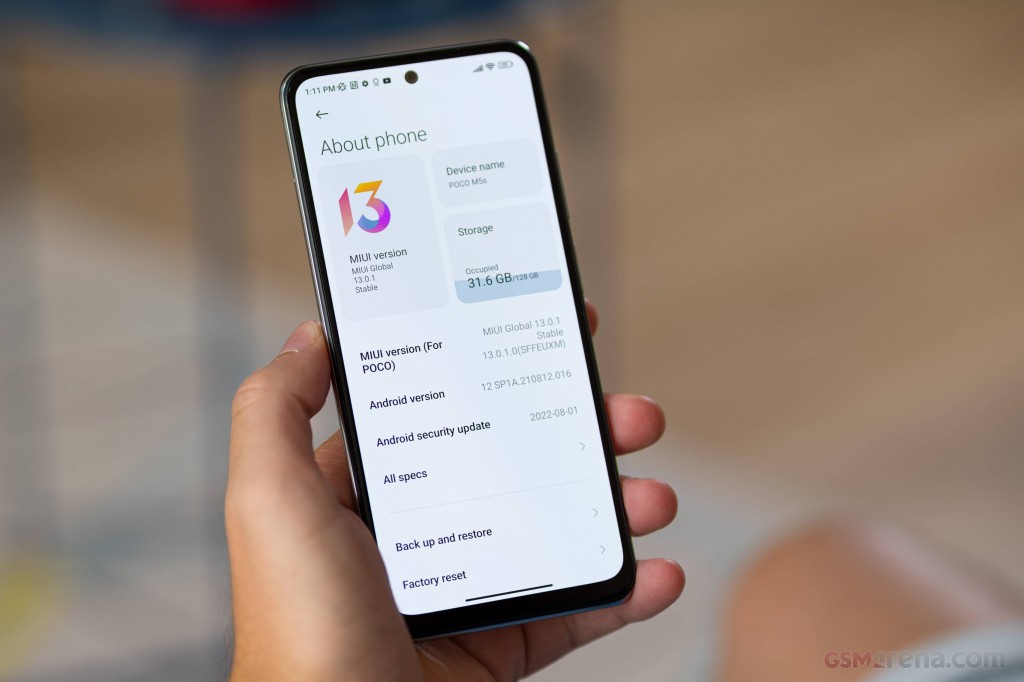 Xiaomi Poco M5s pictures, official photos