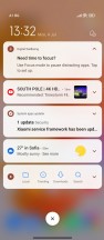 Home screen, recent apps, Control center, notification shade - Poco X4 GT review
