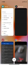 Home screen, recent apps, Control center, notification shade - Poco X4 GT review