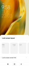 Lockscreen clock style - Poco X4 Pro 5G review