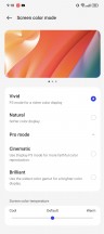 Color settings - Realme 10 Pro Plus review