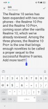 Android 13 copy and paste - Realme UI 4.0 review