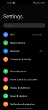 Home screen, recent apps, notification shade, app drawer - Realme GT2 Pro review