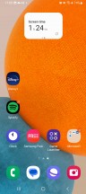 Stacked widgets - Samsung Galaxy A23 5G review