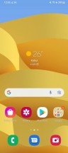 Home screen, notification shade, recent apps, settings menu - Samsung Galaxy A23 review