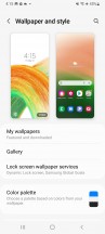 پالت های رنگ - بررسی Samsung Galaxy A33 5G