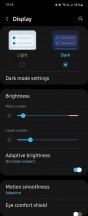Dark mode settings - Samsung Galaxy Flip3 long-term review