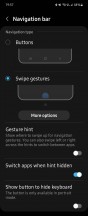 Gesture navigation settings - Samsung Galaxy Flip3 long-term review
