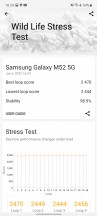 3DMark Wild Life stress test - Samsung Galaxy M52 5G review